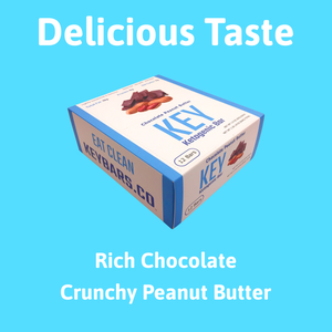 Chocolate Peanut Butter - 12 Count Box - KeyBars