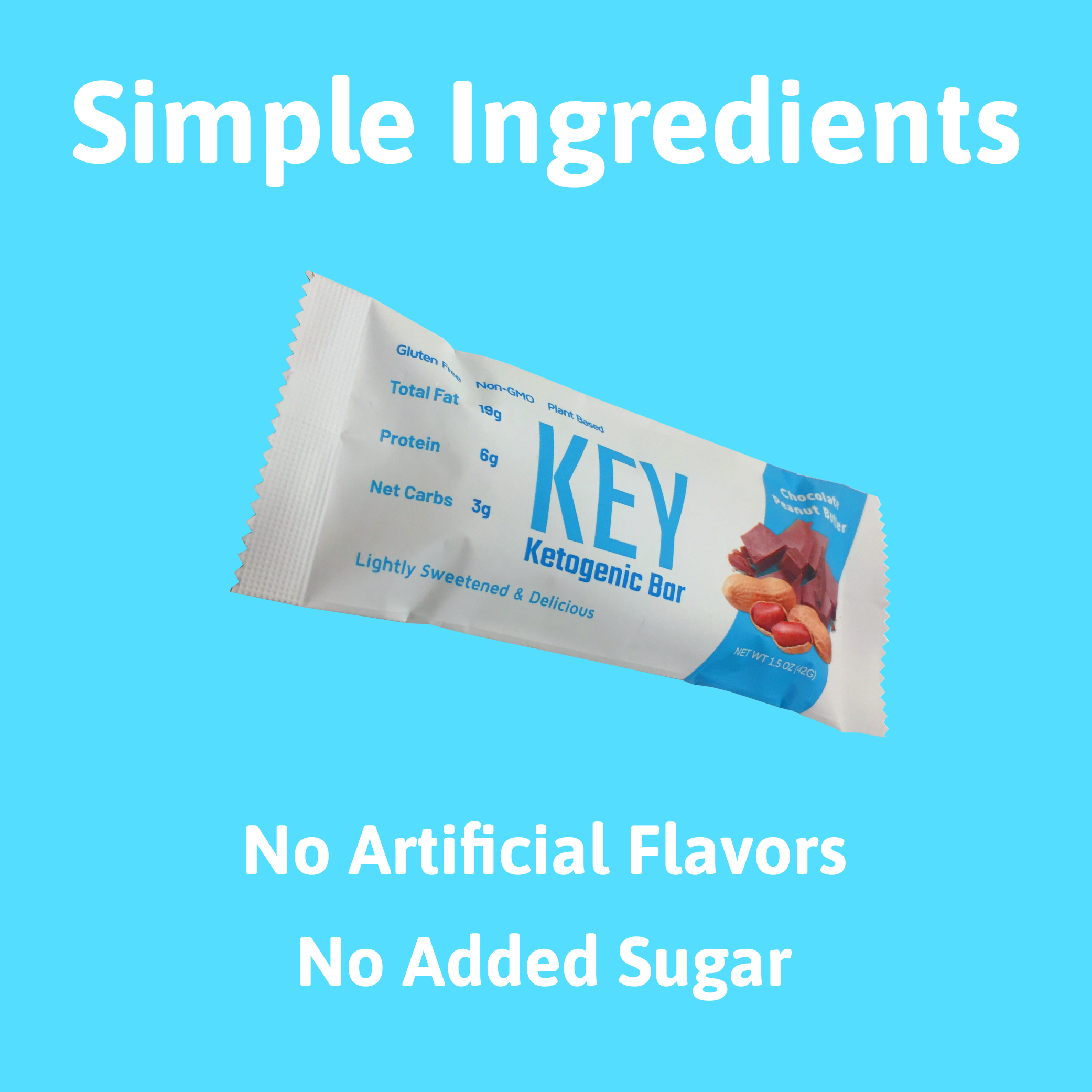Chocolate Peanut Butter - 12 Count Box - KeyBars